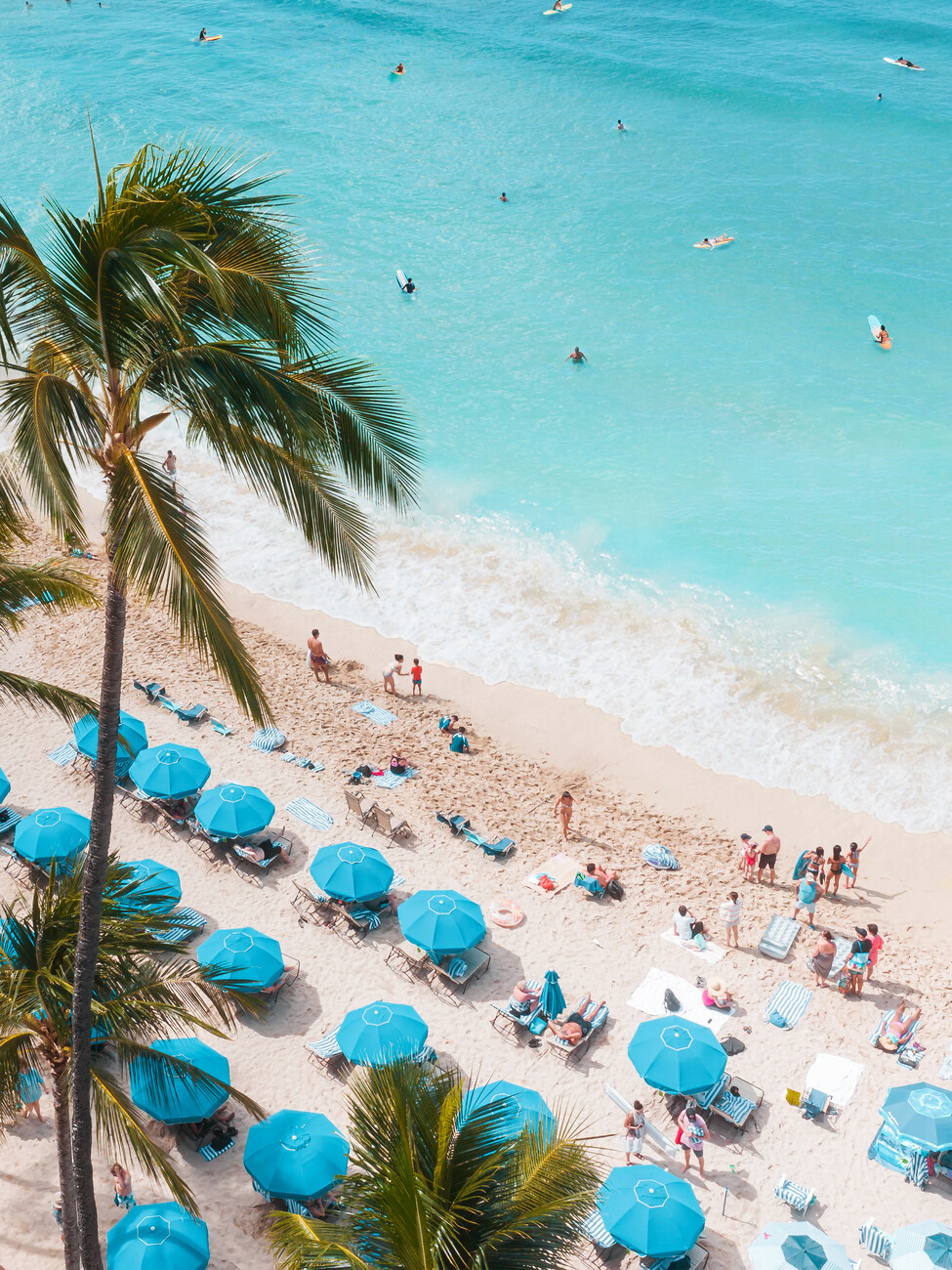 Aerial view of South Beach, Miami
